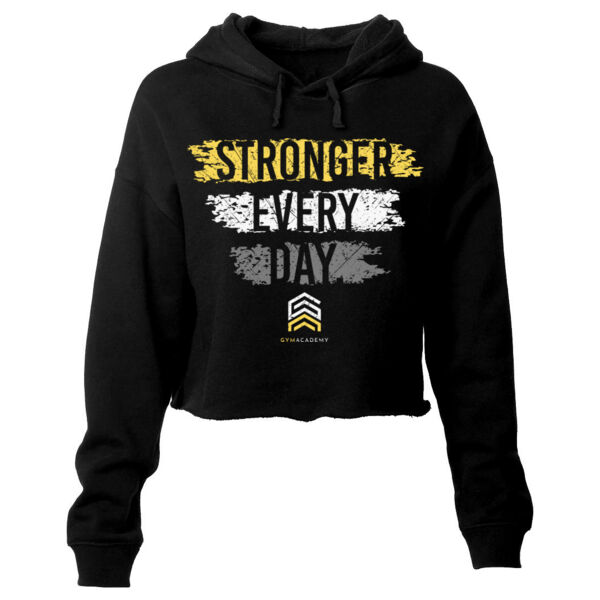 STRONGER EVERY DAY - WOMEN'S CROP HOODIE - $JZG6YN$ Thumbnail